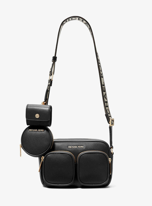 Cartera Michael Kors Jet Set Airpods Leather Black