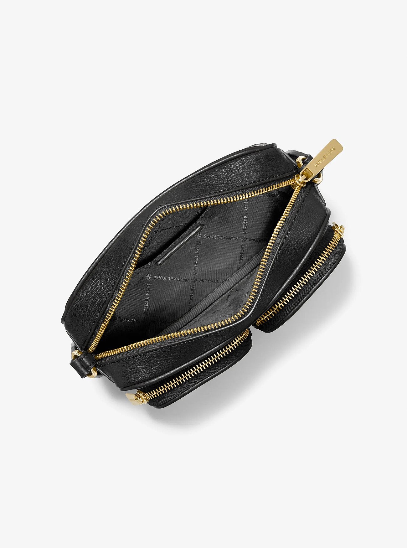 Cartera Michael Kors Jet Set Airpods Leather Black