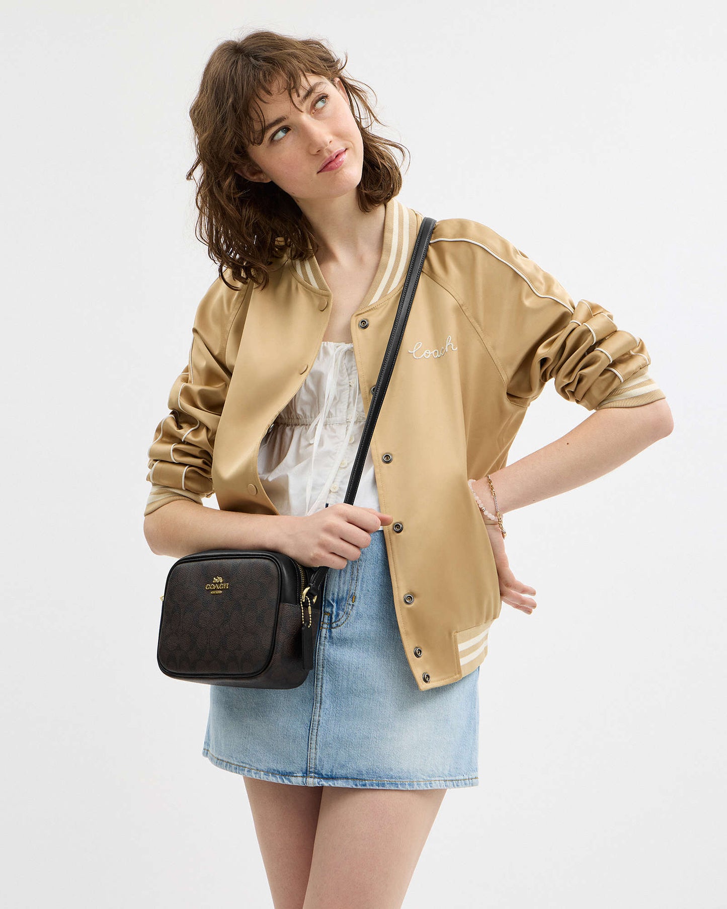 Cartera Coach Jamie Camera Signature Brown