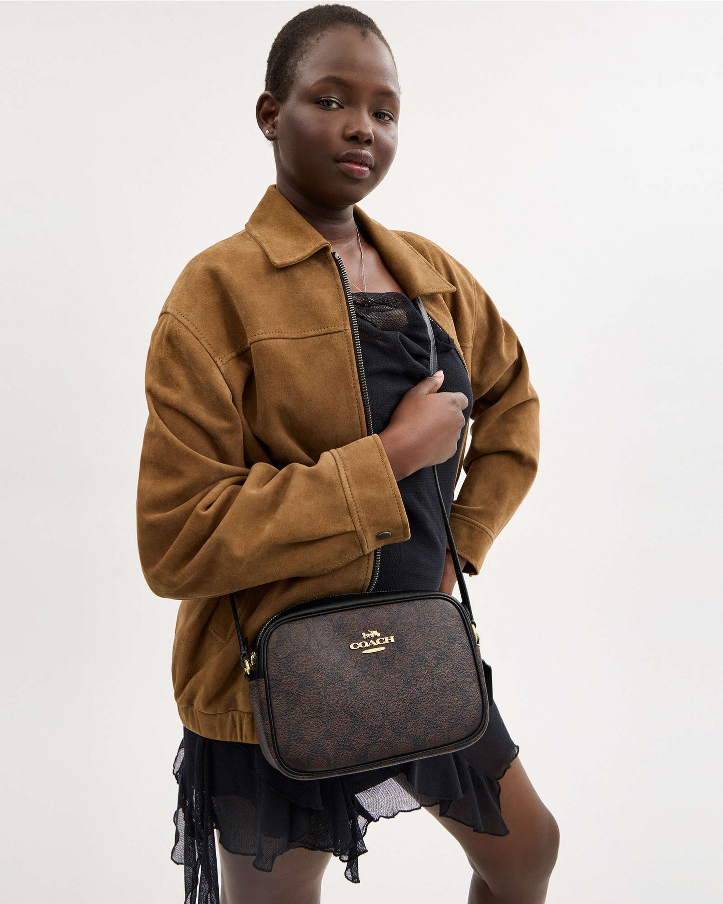 Cartera Coach Jamie Camera Signature Brown