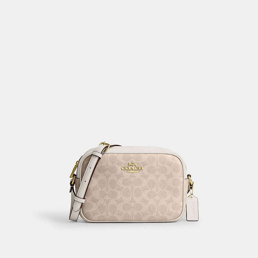 Cartera Coach Jamie Camera Signature Vainilla