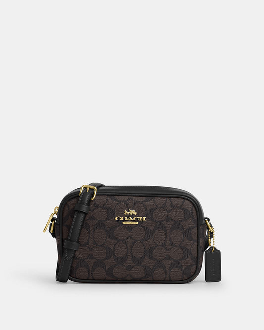 Cartera Coach Mini Jamie Camera Bag Brown
