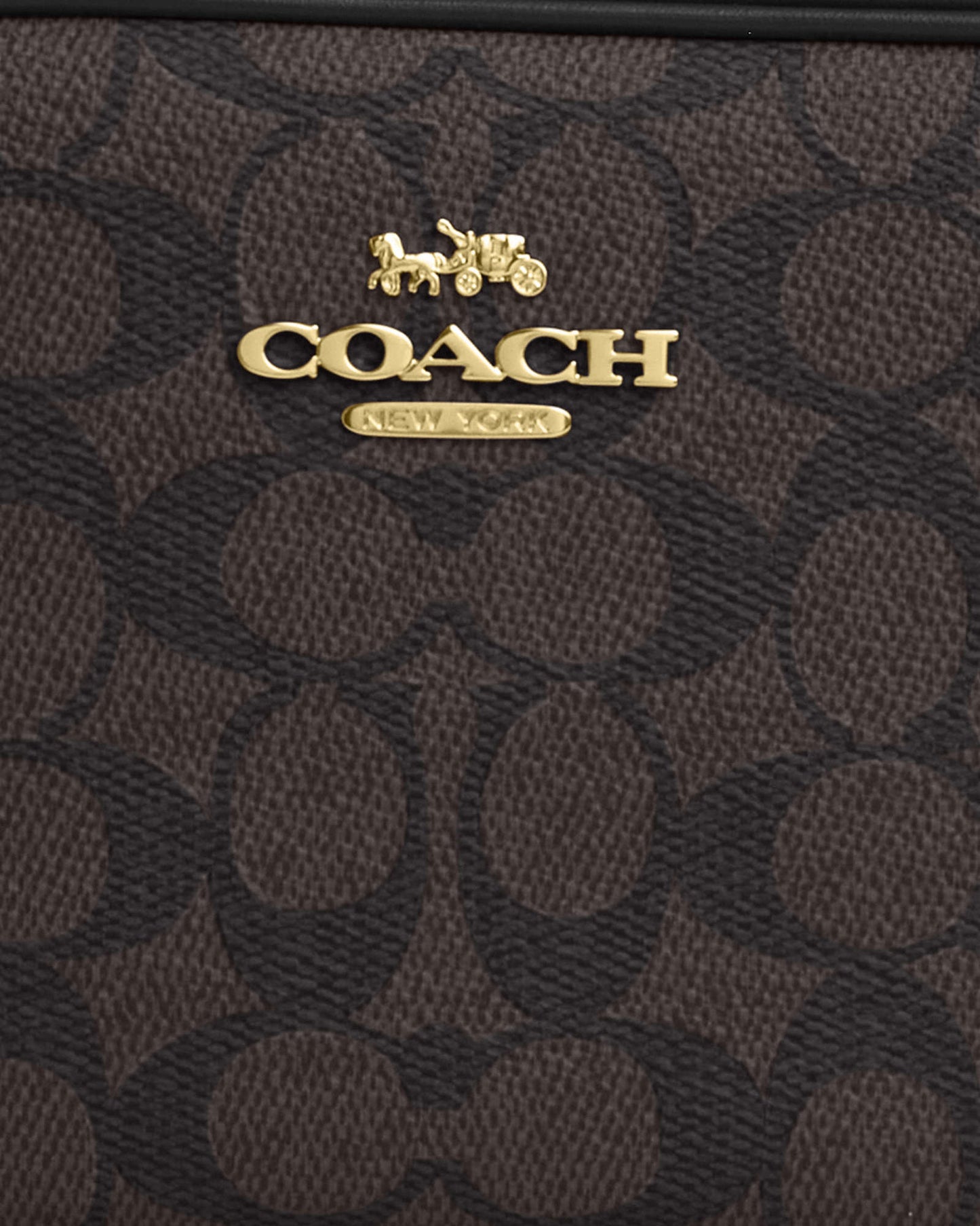 Cartera Coach Mini Jamie Camera Bag Brown