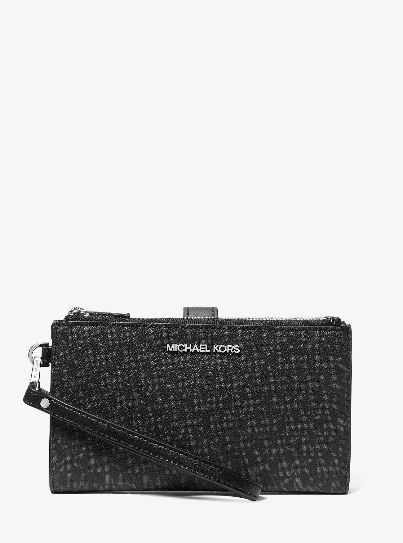 Billetera Michael Kors Jet Set Travel Signature Black Logo