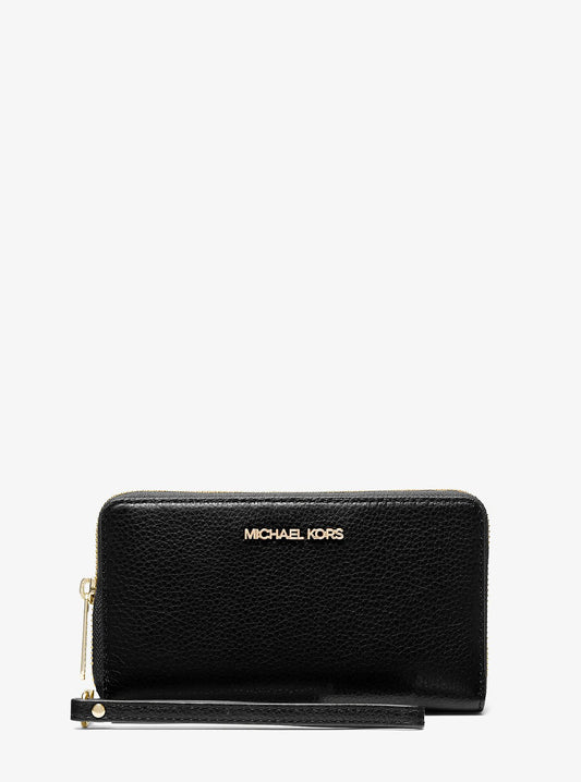 Billetera Michael Kors Jet Set Travel Wristlet Black