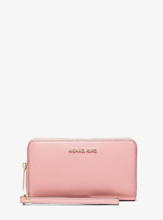 Billetera Michael Kors Jet Set Travel Wristlet Rose