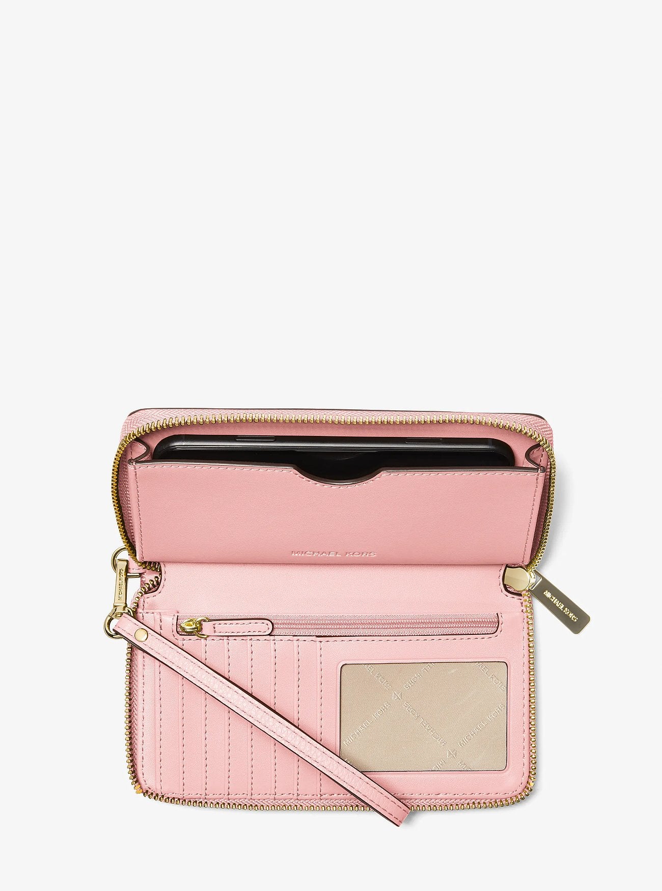Billetera Michael Kors Jet Set Travel Wristlet Rose