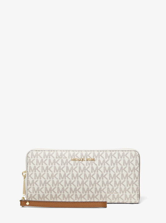 Billetera Michael Kors Jet Set Travel Continental Vainilla
