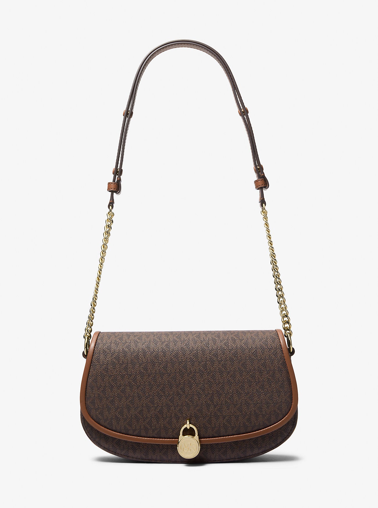 Cartera Michael Kors Mila Signature Brown