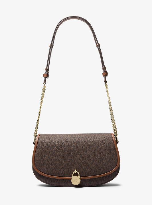 Cartera Michael Kors Mila Signature Brown
