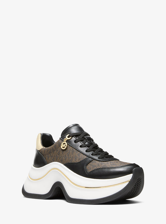 Zapatillas Michael Kors Arla Black Coffee