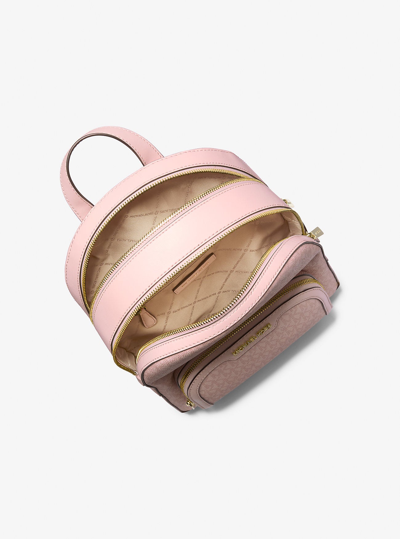 Mochila Michael Kors Jaycee Logo Powder Blush