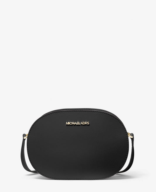 Cartera Michael Kors Oval Jet Set Black