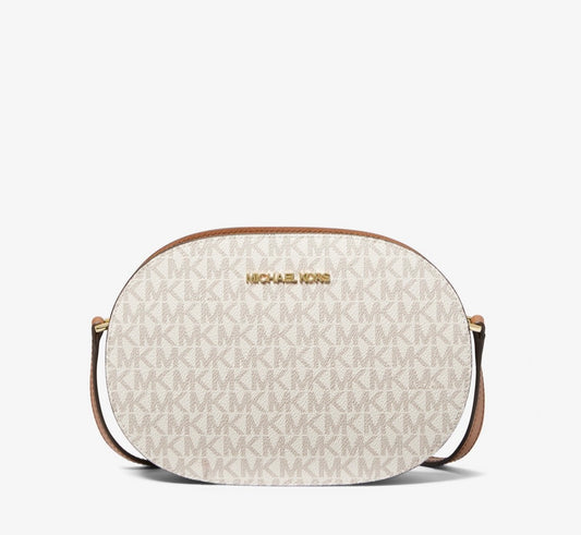 Cartera Michael Kors Oval Jet Set Travel Vainilla