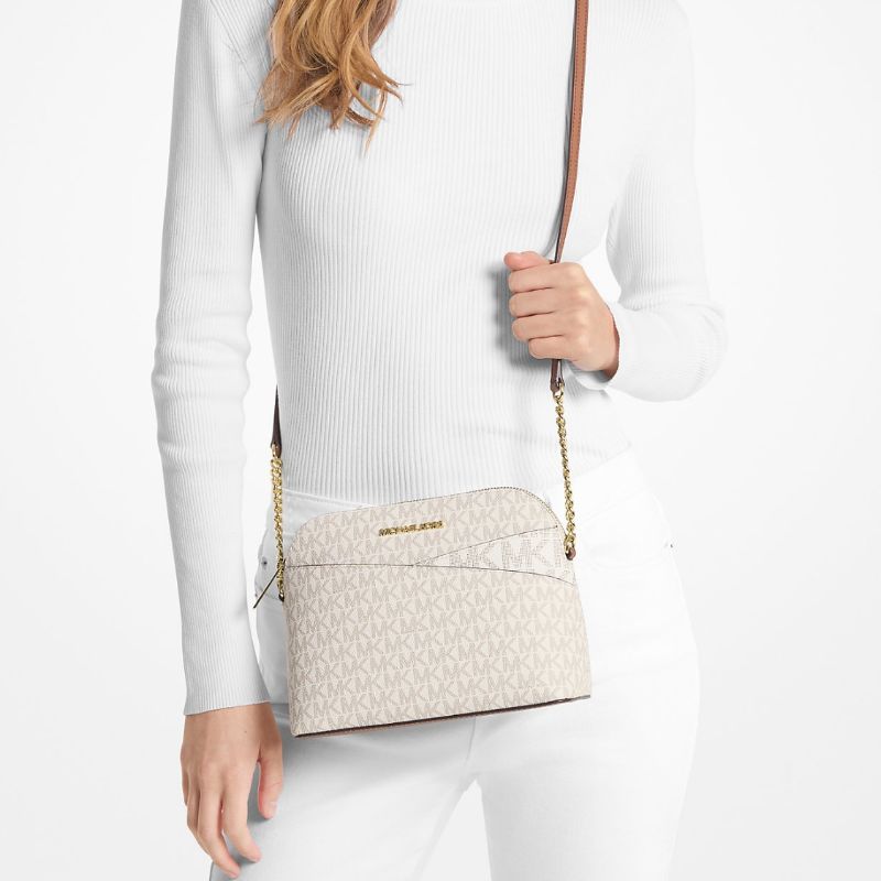 Cartera Michael Kors Dome Vainilla