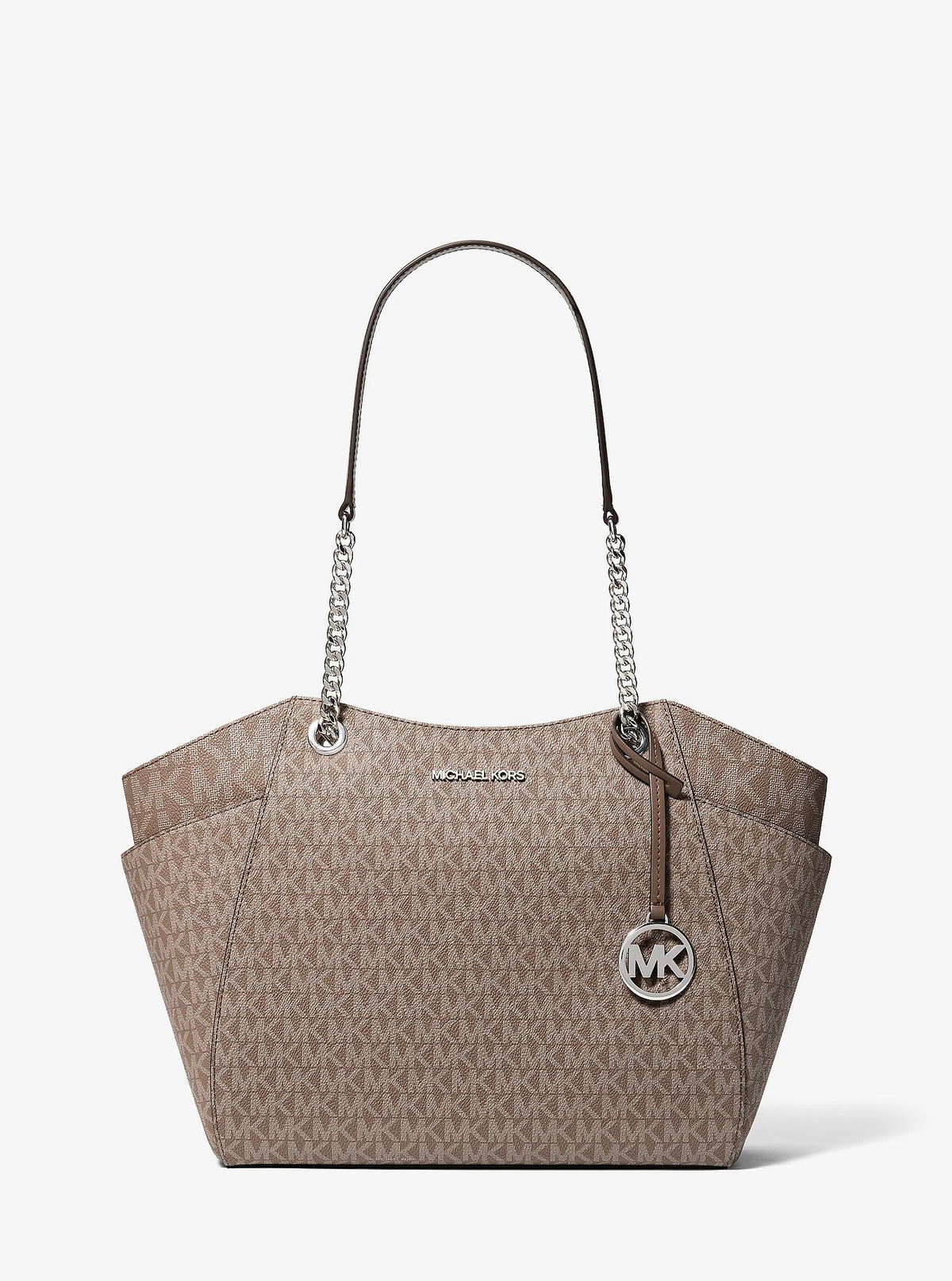 Cartera Michael Kors Signature Logo Shoulder Bag Capuccino