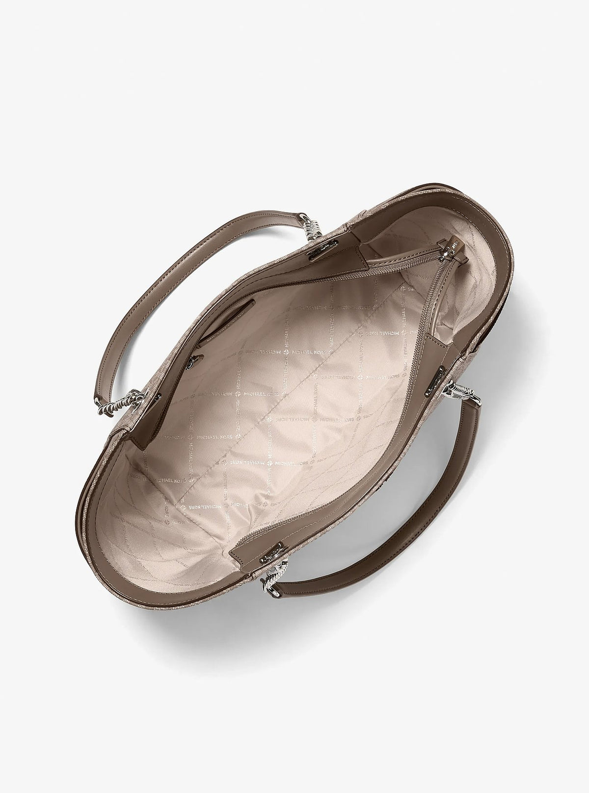 Cartera Michael Kors Signature Logo Shoulder Bag Capuccino
