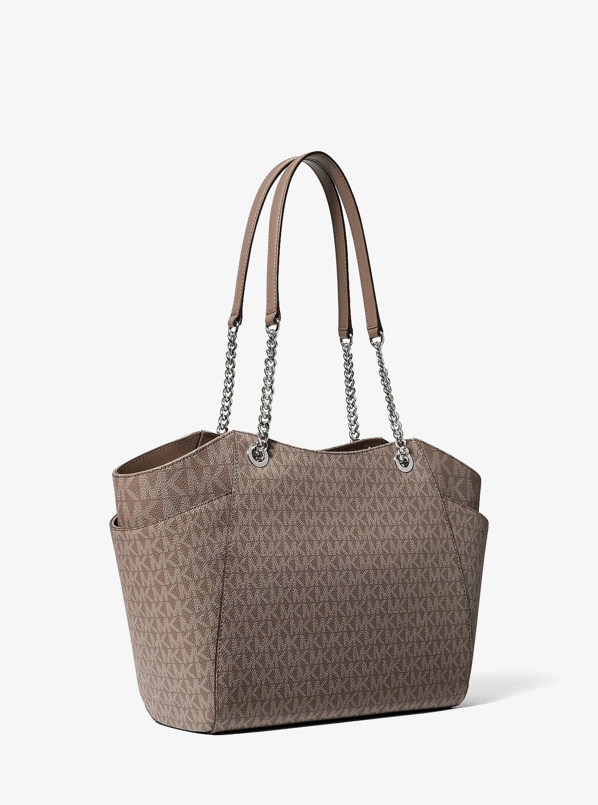 Cartera Michael Kors Signature Logo Shoulder Bag Capuccino