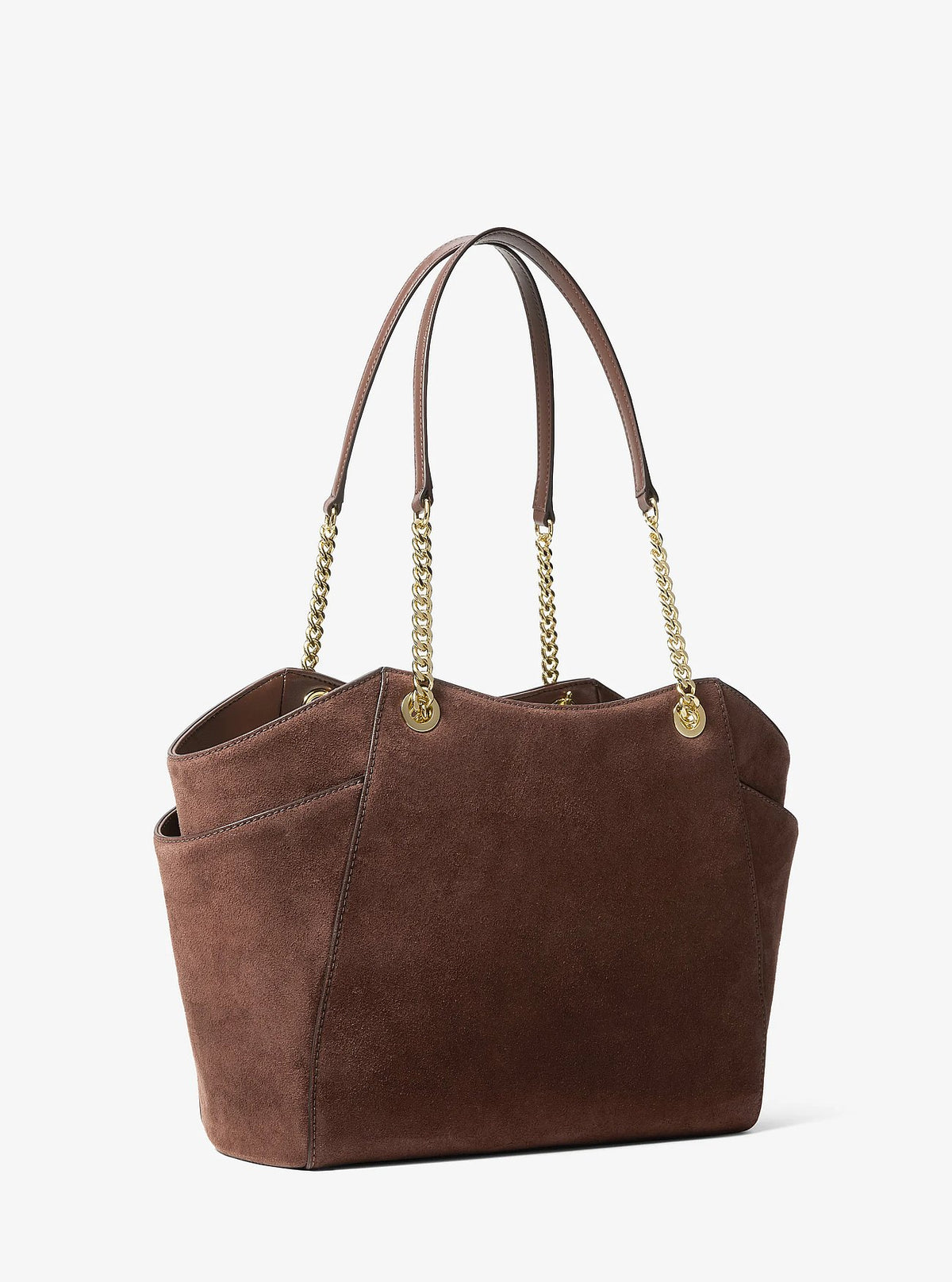 Cartera Michael Kors Signature Suede Chocolate