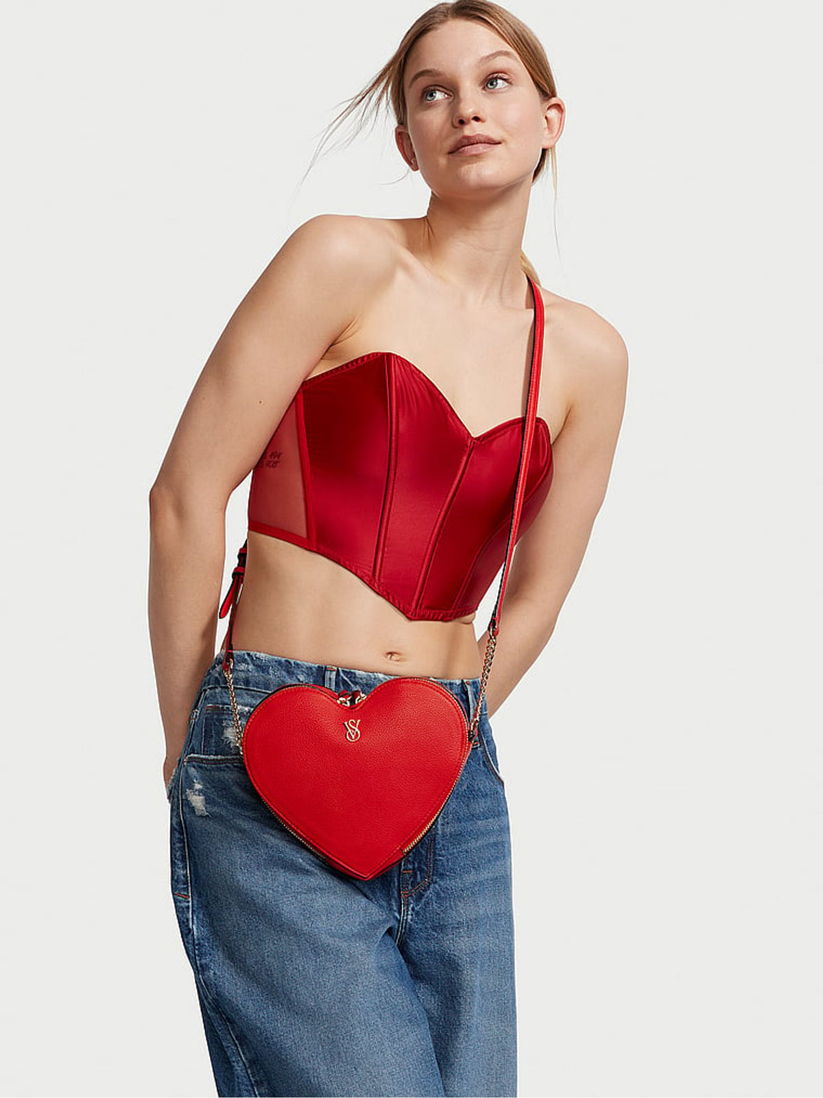 Cartera Victoria's Secret Heart Red