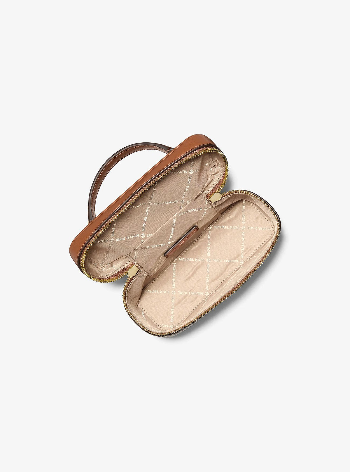 Cartera Michael Kors Vivi Small Vanity Signature Brown
