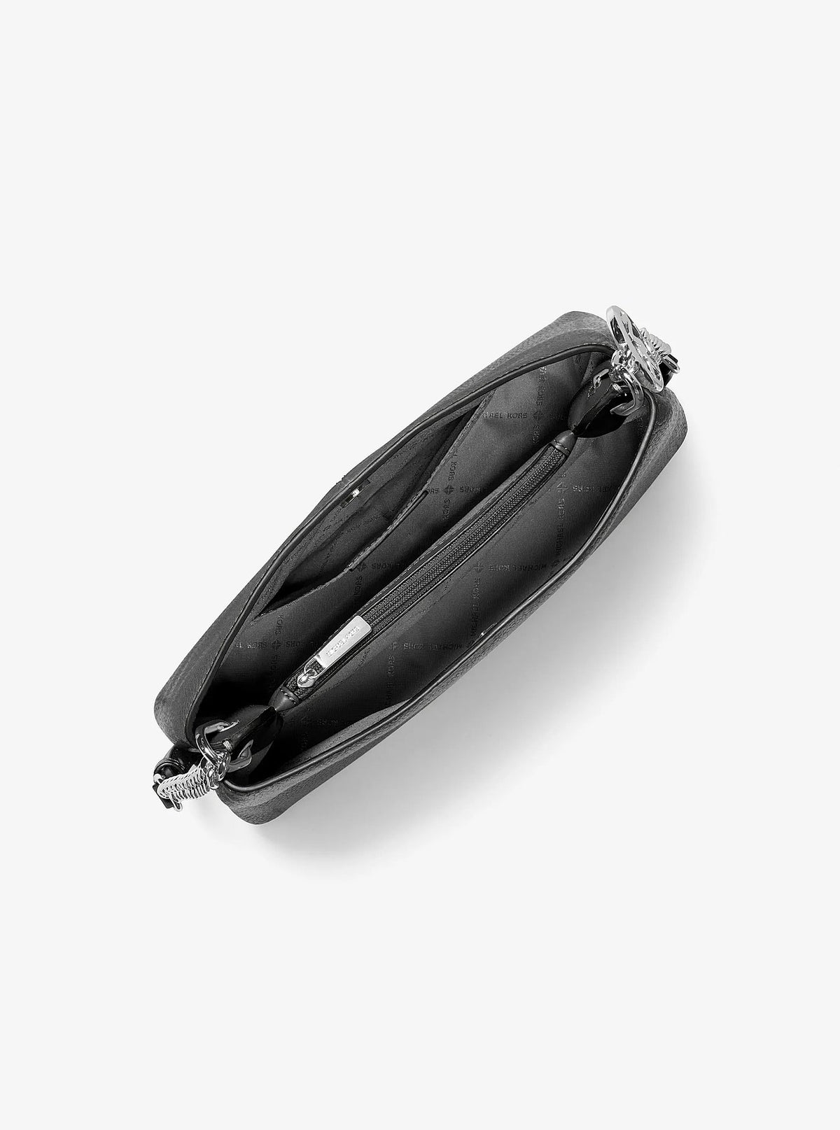 Cartera Michael Kors Christina Pebbled Leather Black