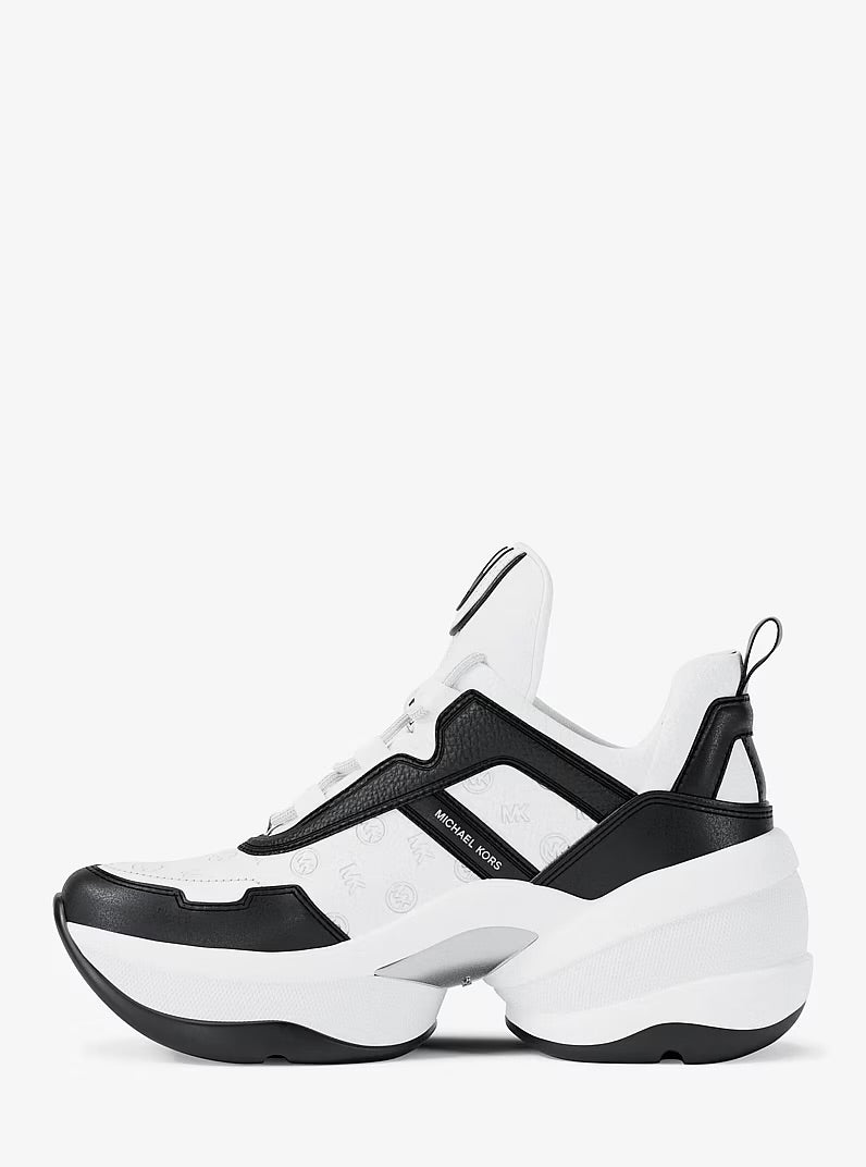 Zapatillas Michael Kors Olympia Logo Debossed Trainer