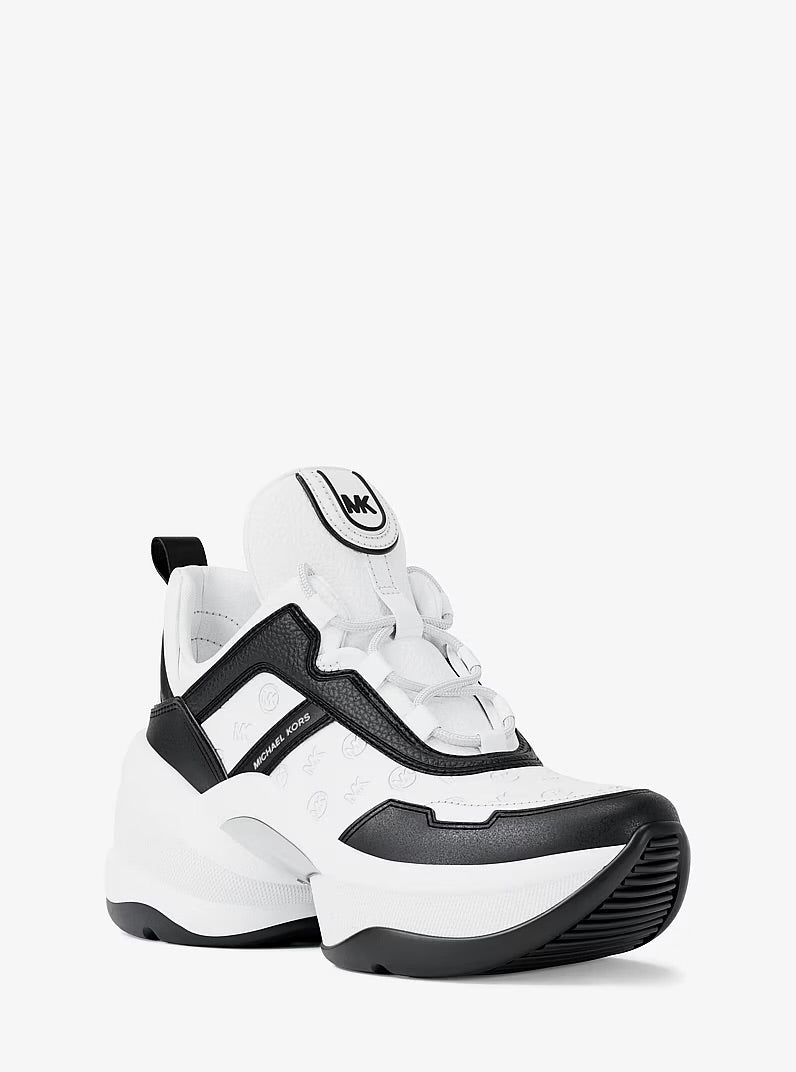 Zapatillas Michael Kors Olympia Logo Debossed Trainer