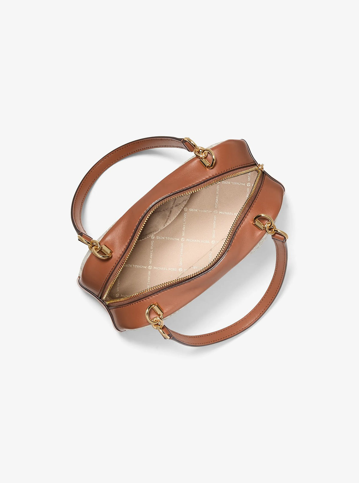 Cartera Michael Kors Cecily Signature Logo Vainilla