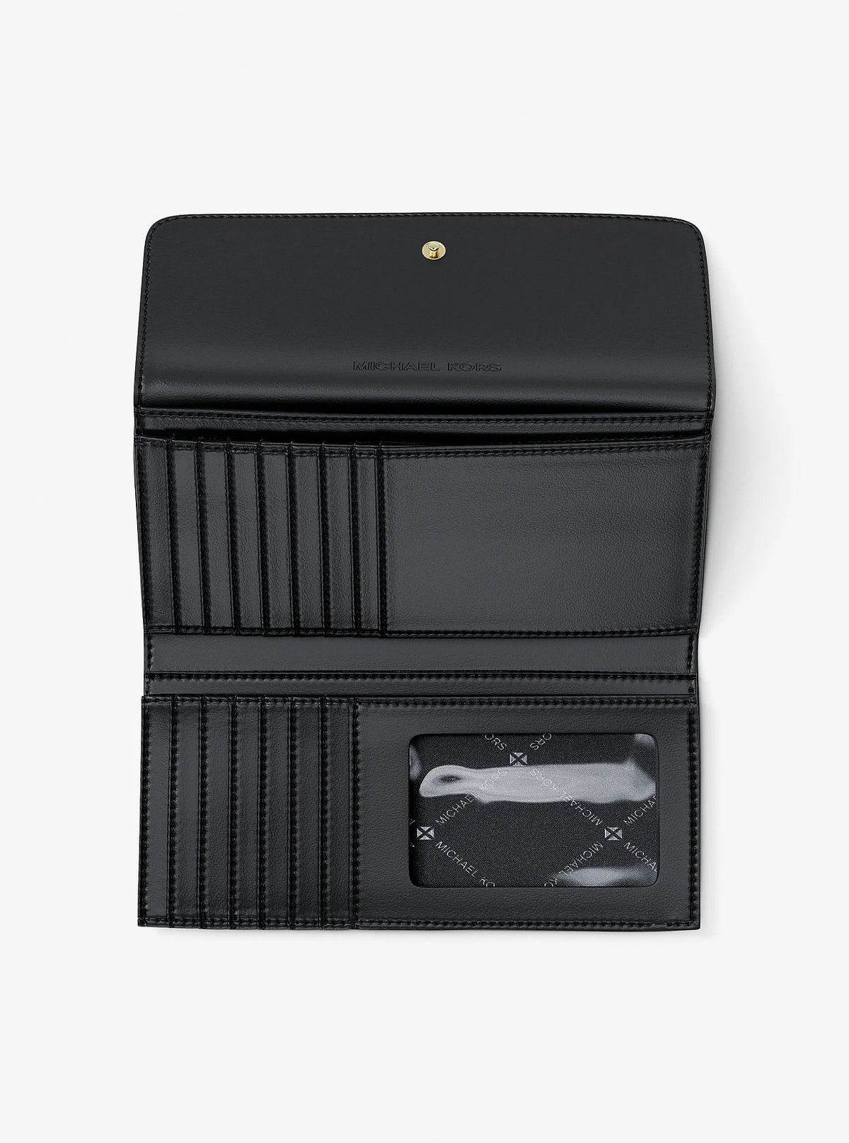 Billetera Michael Kors Tri-Fold Logo Signature Black