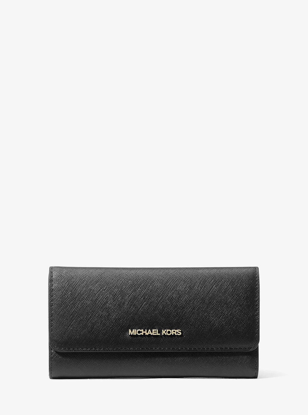 Billetera Michael Kors Tri-Fold Crossgrain Leather