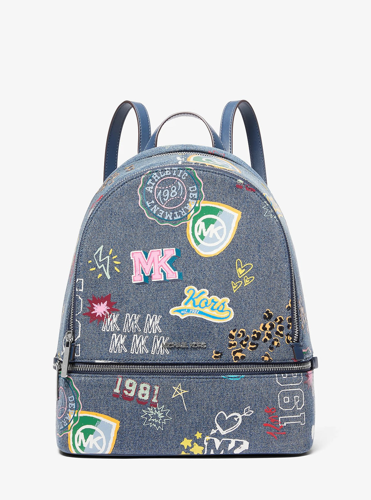 Mochila Michael Kors Rhea Washed Denim