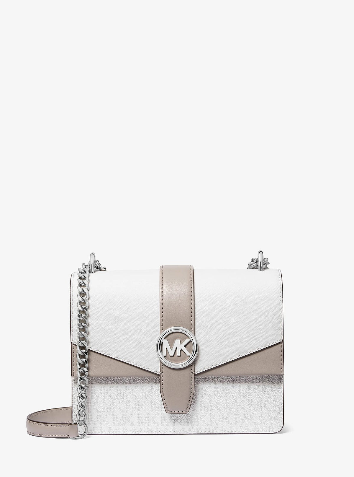Cartera Michael Kors Greenwich Color-Block White