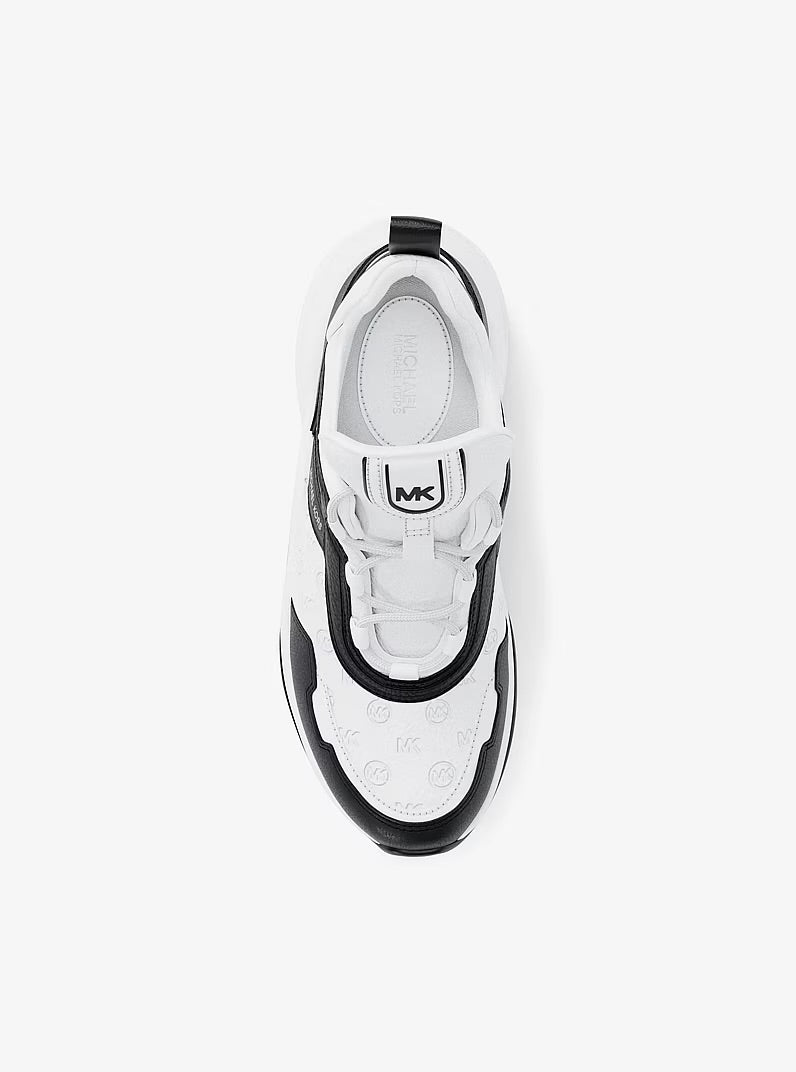 Zapatillas Michael Kors Olympia Logo Debossed Trainer