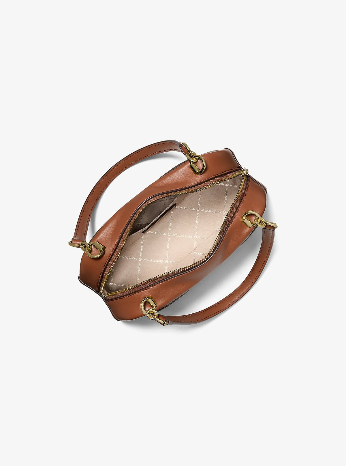 Cartera Michael Kors Cecily Signature Logo Café