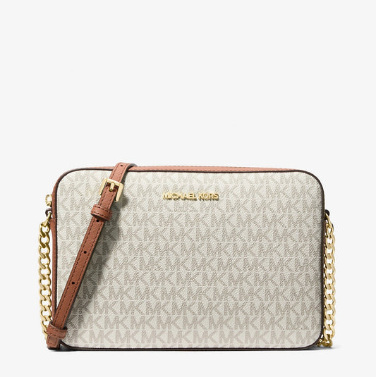 Cartera Michael Kors Clasica Jet Set Vainilla