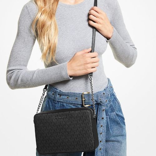 Cartera Michael Kors Clasica Jet Set Black
