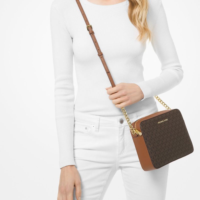 Cartera Michael Kors Clasica Jet Set Cafe