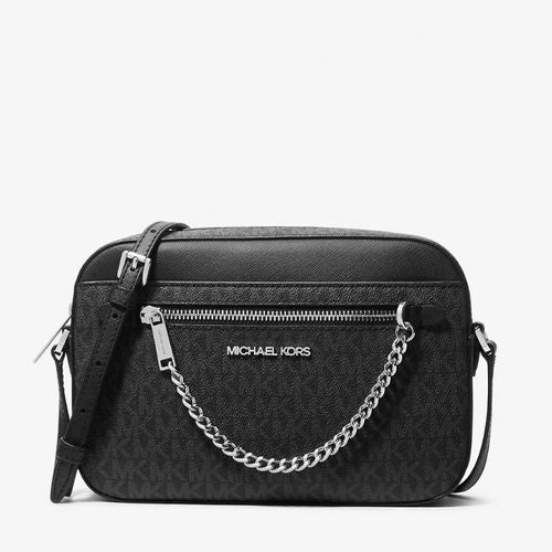 Cartera Michael Kors Jet Set Logo Black
