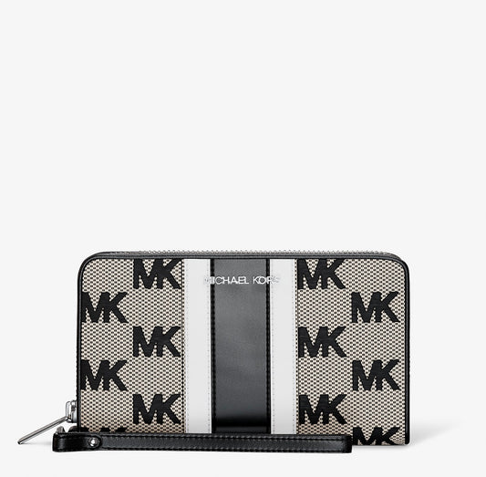 Billetera Michael Kors Jacquard Black