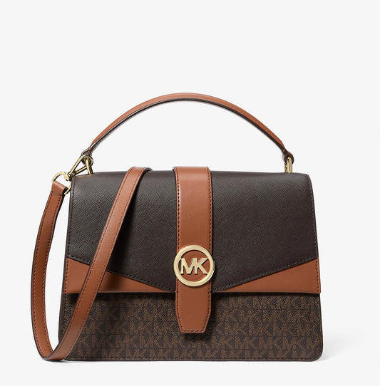 Cartera Michael Kors Greenwich Signature Café