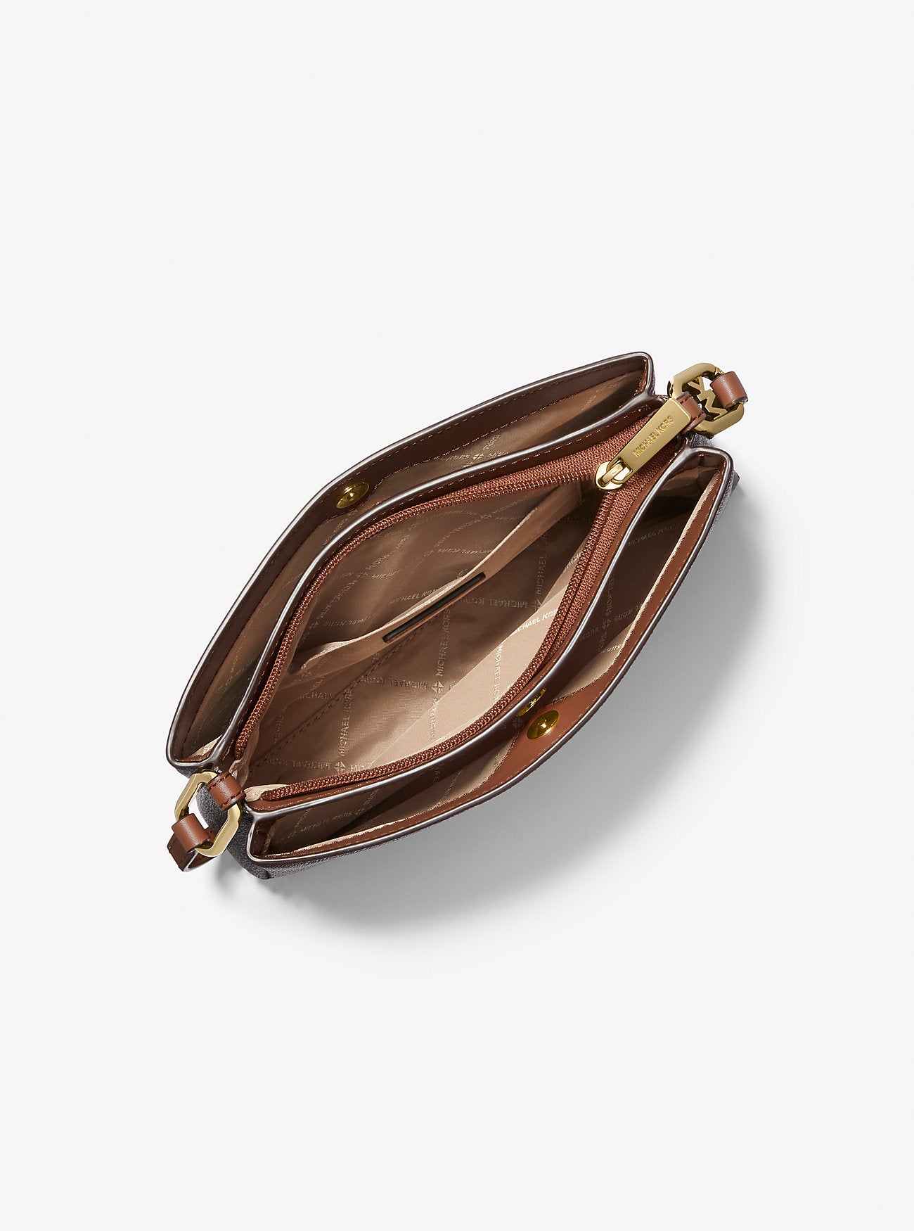 Cartera Michael Kors Bandolera Trisha Café