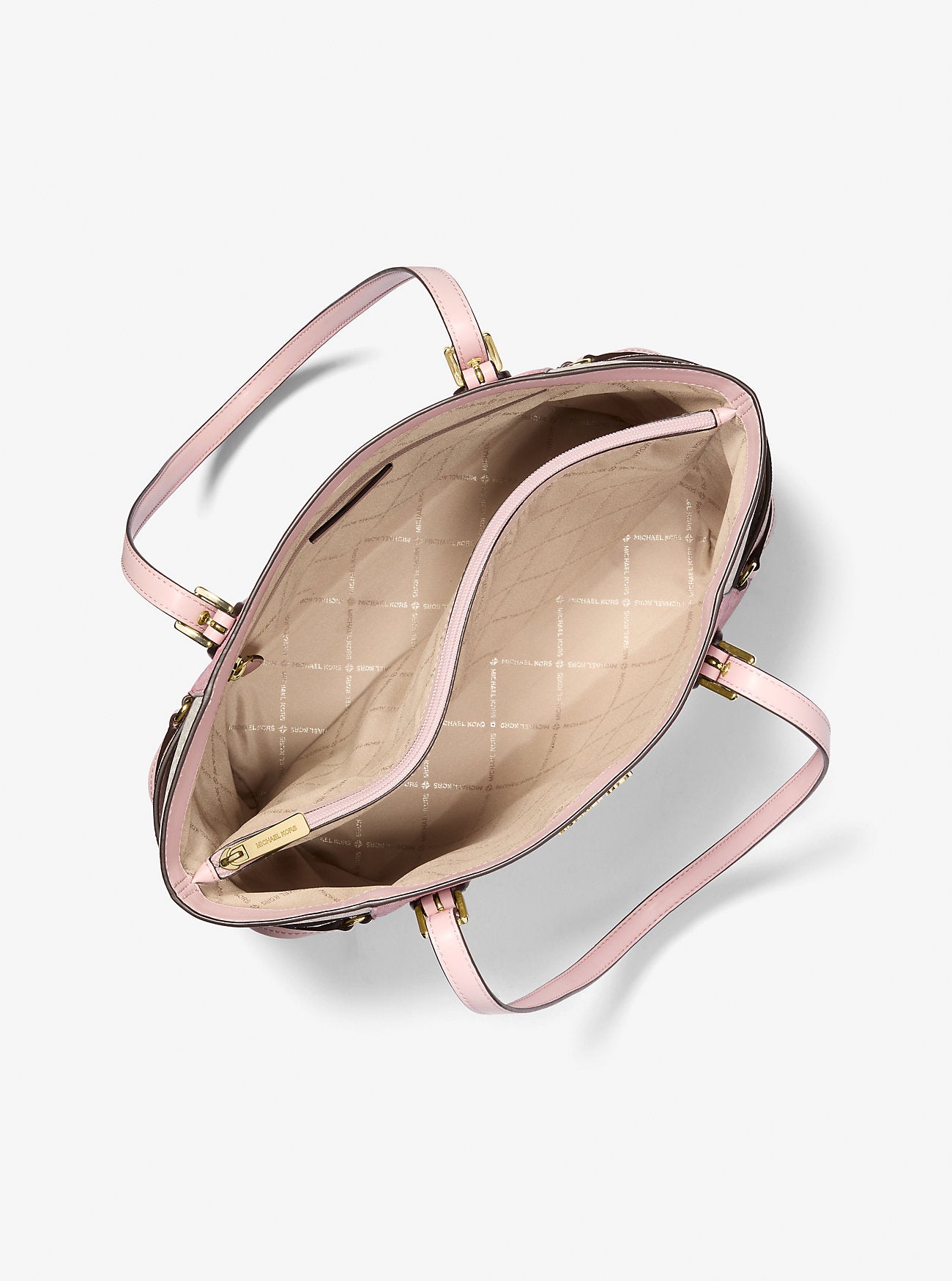 Cartera Michael Kors Tote Voyager Multicolor Rosa