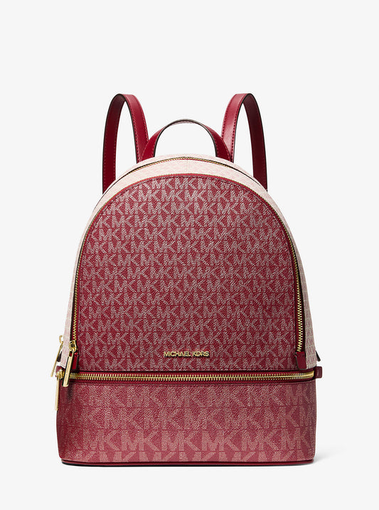 Mochila Michael Kors Rhea Metallic Red