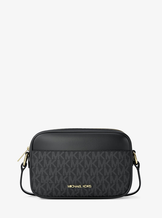 Cartera Michael Kors Jet Set Camera Black Monograma