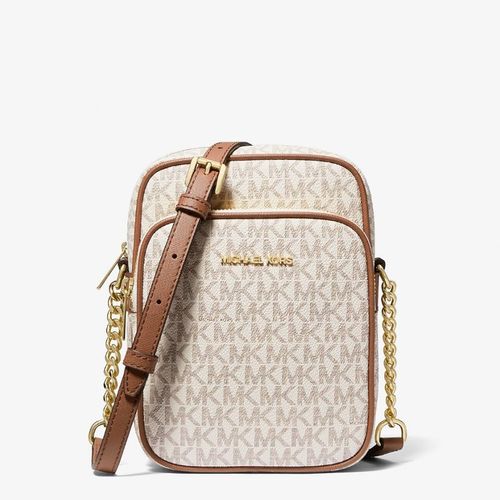 Cartera Michael Kors Jet Set Slim Vainilla