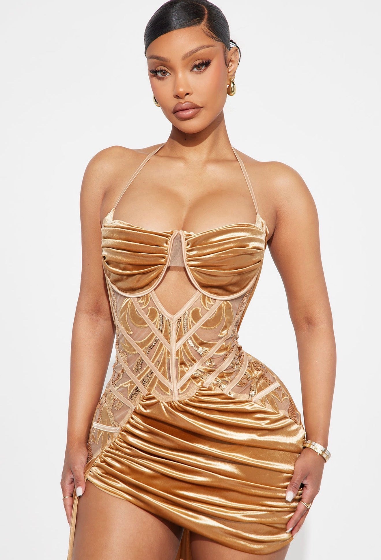 Vestido Fashion Nova Secret Romance