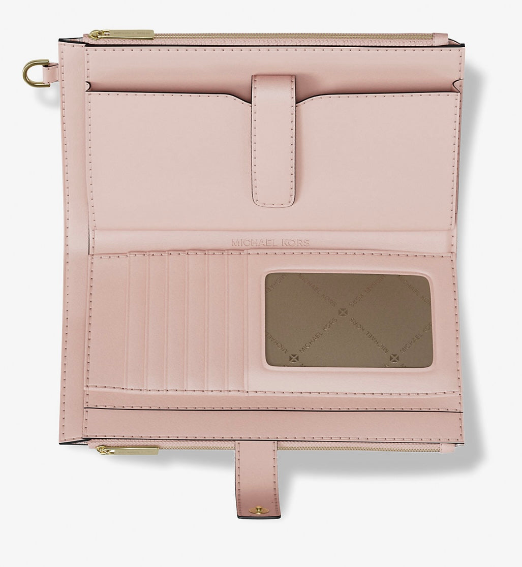 Billetera Michael Kors Jet Set Travel Ombré Rosé