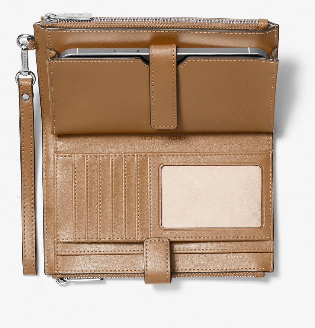 Billetera Michael Kors Jet Set Travel Ombré Brown