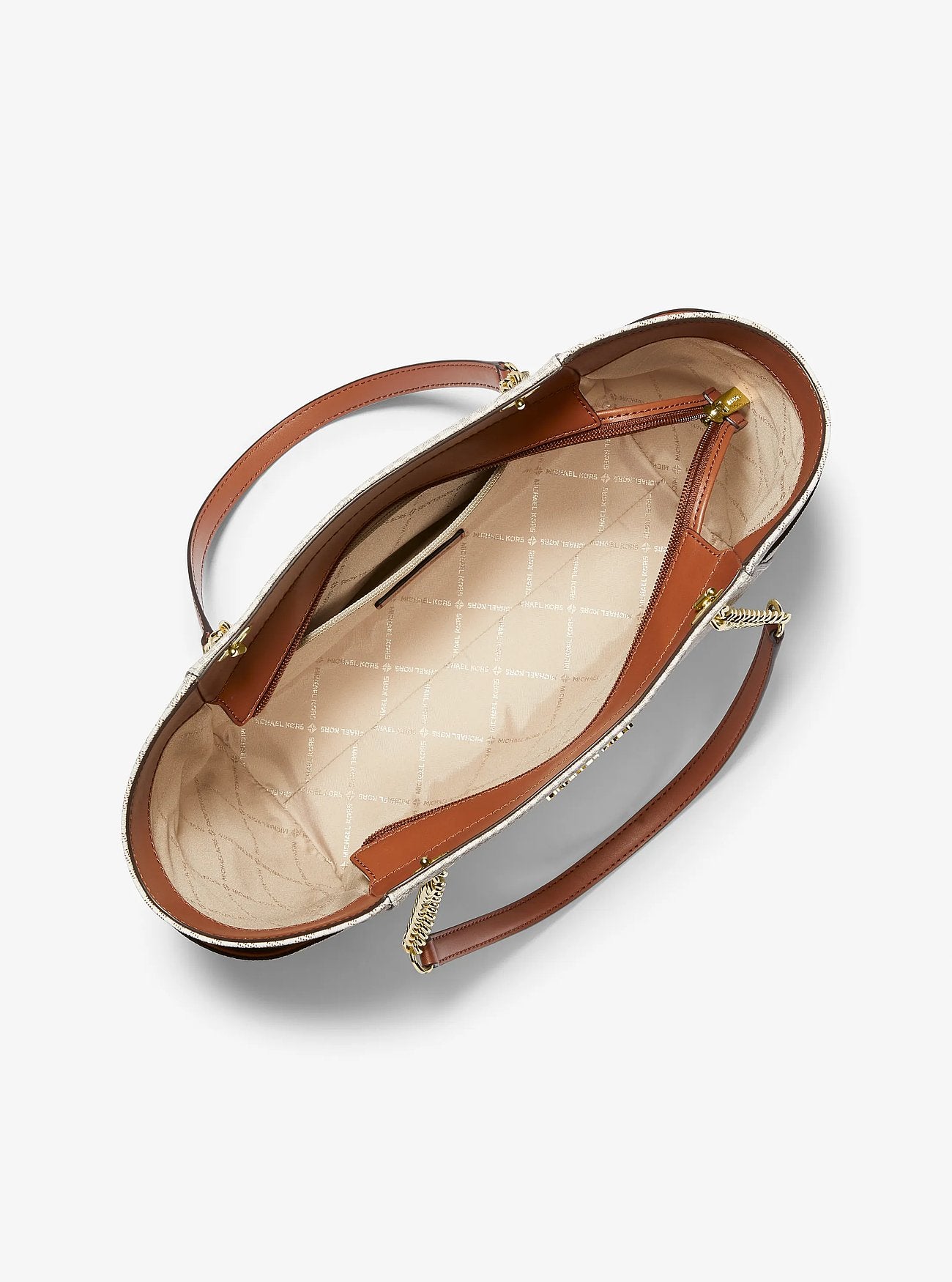 Cartera Michael Kors Signature Vainilla